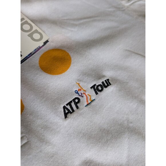ADIDAS ATP TOUR TENNIS SKIPPY VINTAGE SHIRT POLO MAGLIA JERSEY US Open Small - Picture 5 of 12